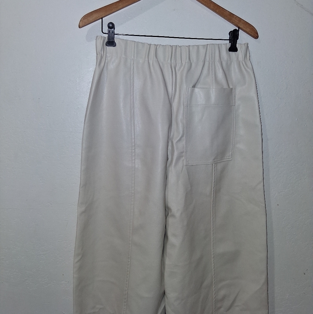 NWT ANTHRO' MAEVE Faux Leather Balloon Pants - Picture 6 of 7